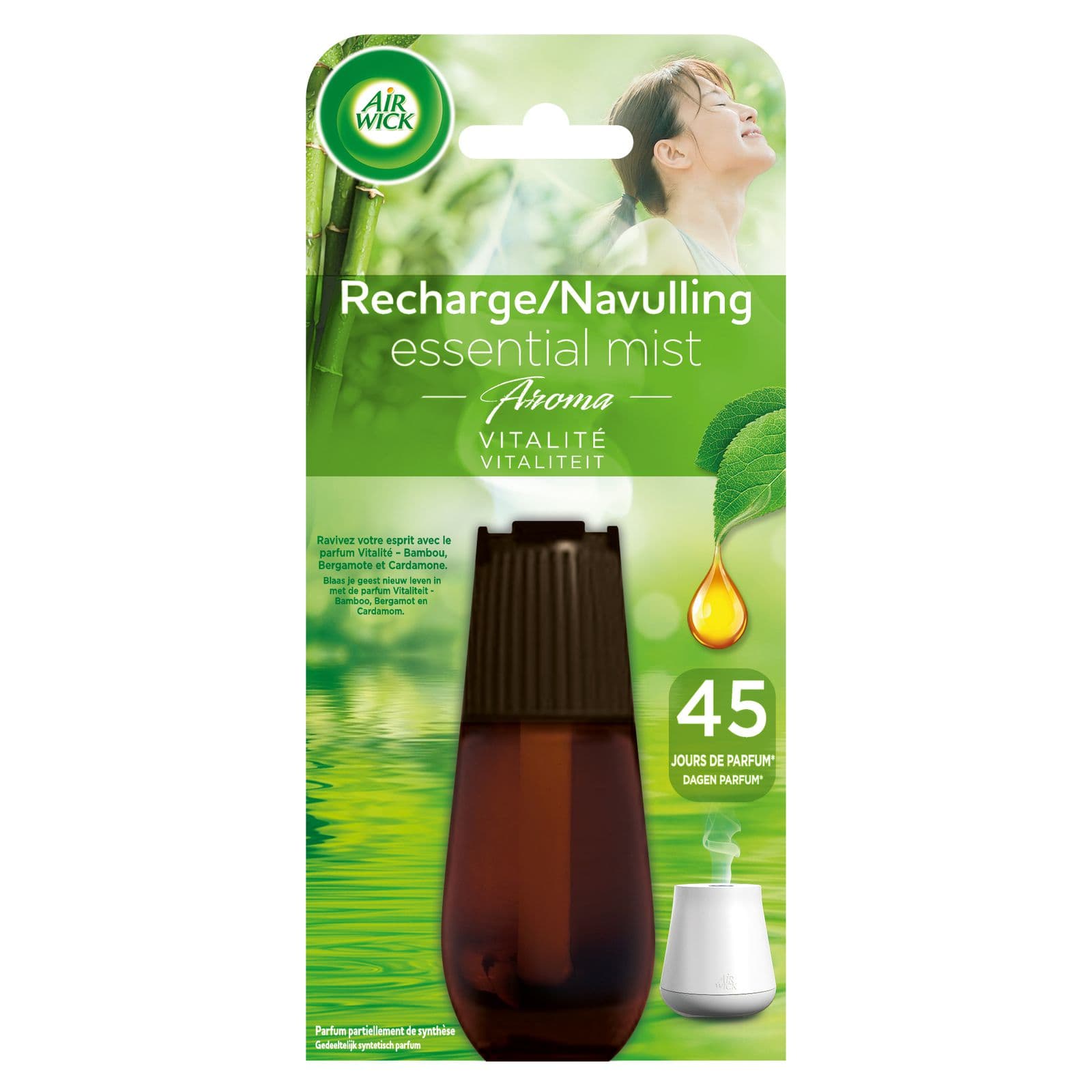 Air Wick Essential Mist Automatische Luchtverfrisser - Vitaliteit - Navulling